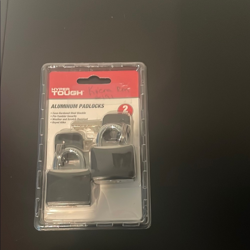 Black Aluminum Padlocks